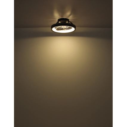 Globo - LED RGB Stmievateľný stropný ventilátor LED/40W/230V 2700-6500K + diaľkové ovládanie