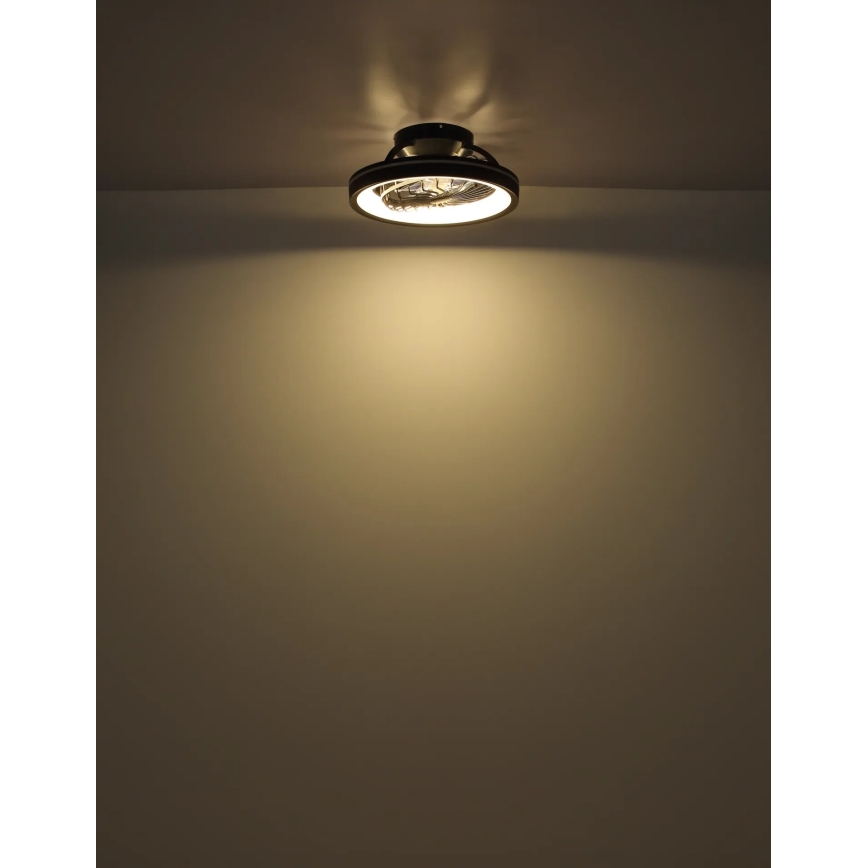 Globo - LED RGB Stmievateľný stropný ventilátor LED/40W/230V 2700-6500K + diaľkové ovládanie