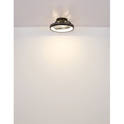 Globo - LED RGB Stmievateľný stropný ventilátor LED/40W/230V 2700-6500K + diaľkové ovládanie