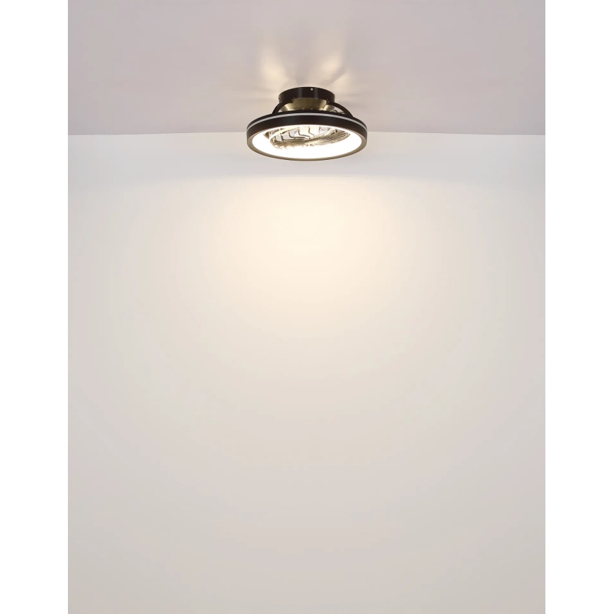 Globo - LED RGB Stmievateľný stropný ventilátor LED/40W/230V 2700-6500K + diaľkové ovládanie