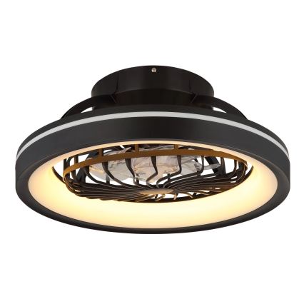 Globo - LED RGB Stmievateľný stropný ventilátor LED/40W/230V 2700-6500K + diaľkové ovládanie