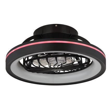 Globo - LED RGB Stmievateľný stropný ventilátor LED/40W/230V 2700-6500K + diaľkové ovládanie