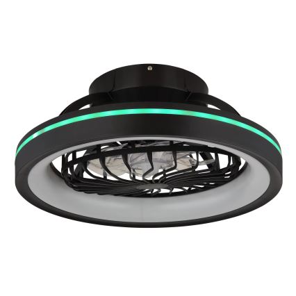 Globo - LED RGB Stmievateľný stropný ventilátor LED/40W/230V 2700-6500K + diaľkové ovládanie