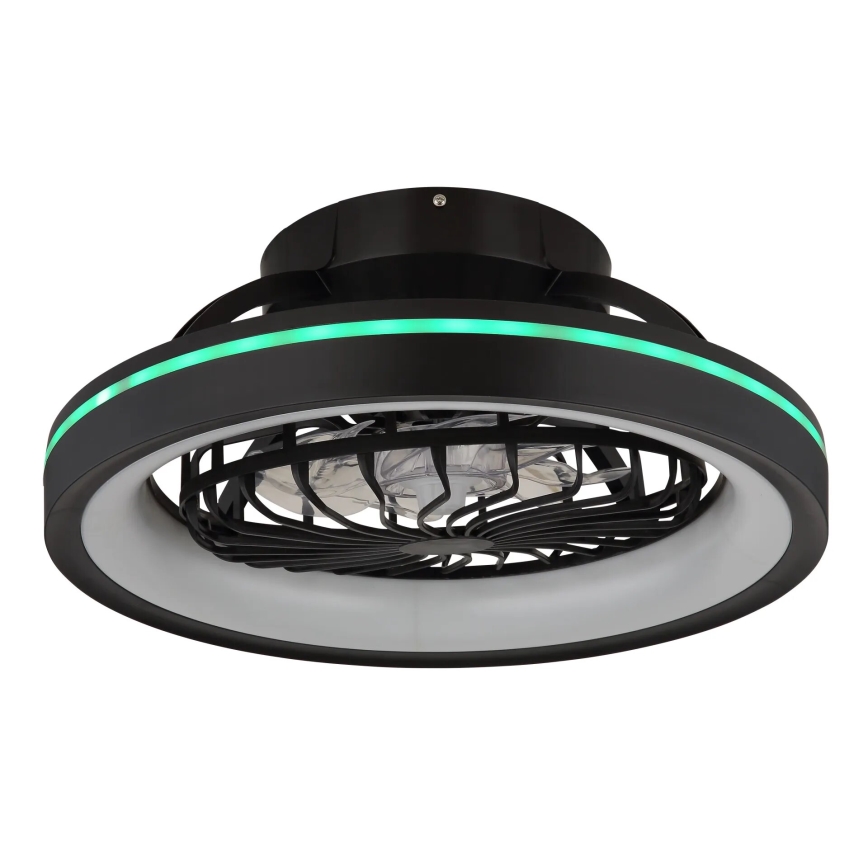Globo - LED RGB Stmievateľný stropný ventilátor LED/40W/230V 2700-6500K + diaľkové ovládanie