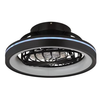 Globo - LED RGB Stmievateľný stropný ventilátor LED/40W/230V 2700-6500K + diaľkové ovládanie