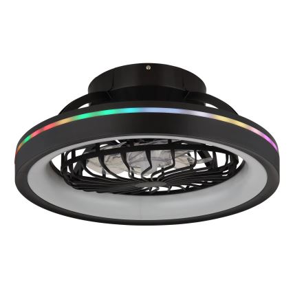 Globo - LED RGB Stmievateľný stropný ventilátor LED/40W/230V 2700-6500K + diaľkové ovládanie