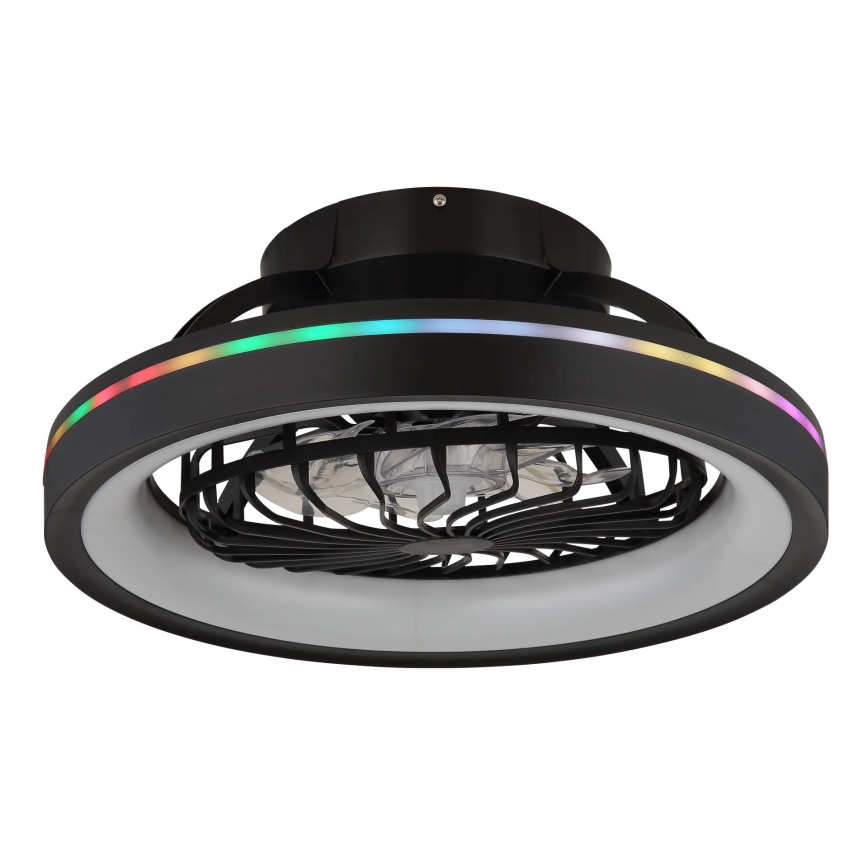 Globo - LED RGB Stmievateľný stropný ventilátor LED/40W/230V 2700-6500K + diaľkové ovládanie