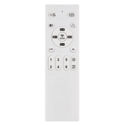 Globo - LED RGB Stmievateľný stropný ventilátor LED/40W/230V 2700-6500K + diaľkové ovládanie