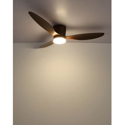 Globo - LED Stmievateľný stropný ventilátor LED/20W/230V 3000-6500K + diaľkové ovládanie