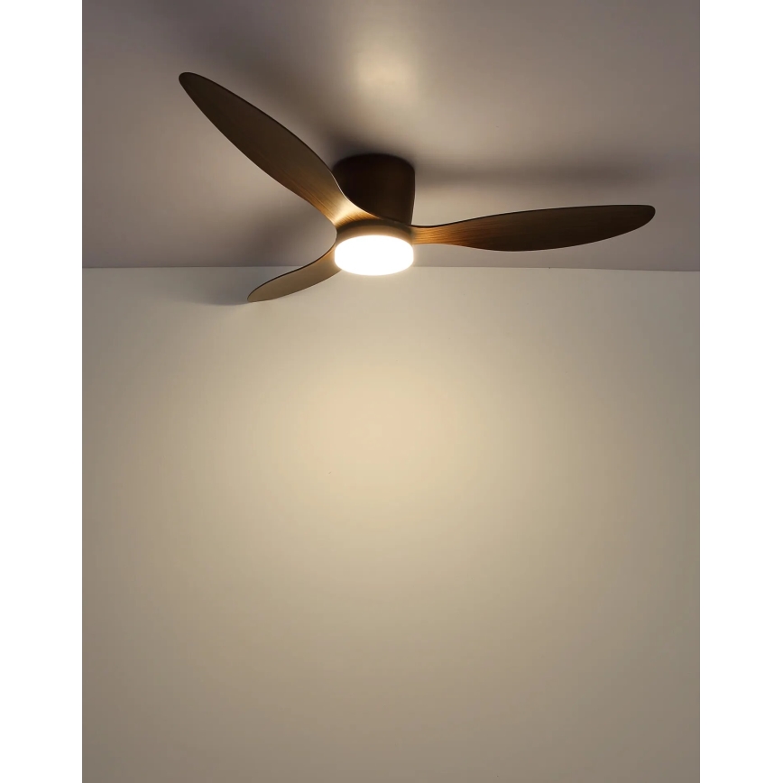 Globo - LED Stmievateľný stropný ventilátor LED/20W/230V 3000-6500K + diaľkové ovládanie