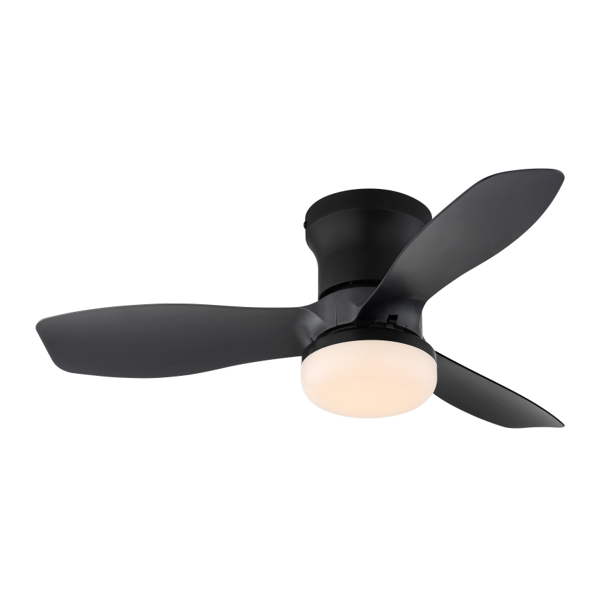 Globo - Stmievateľný stropný ventilátor LED/15W/230V 2700-6500K čierny + diaľkové ovládanie