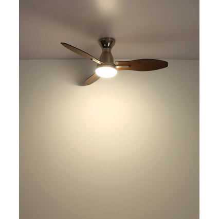 Globo - LED Stmievateľný stropný ventilátor LED/22W/230V 3000/4500/6000K + diaľkové ovládanie