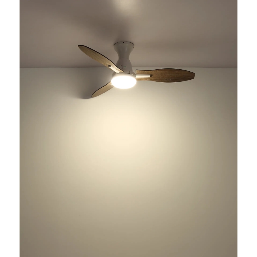 Globo - LED Stmievateľný stropný ventilátor LED/22W/230V 3000/4500/6000K + diaľkové ovládanie