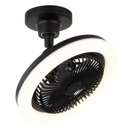 Globo - stmievateľný LED stropný ventilátor LED/20W/230V 3000-6500K čierny + diaľkové ovládanie