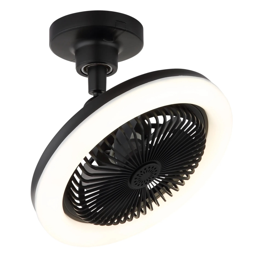 Globo - stmievateľný LED stropný ventilátor LED/20W/230V 3000-6500K čierny + diaľkové ovládanie