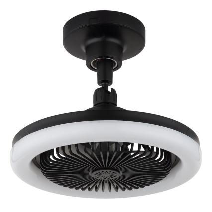 Globo - stmievateľný LED stropný ventilátor LED/20W/230V 3000-6500K čierny + diaľkové ovládanie
