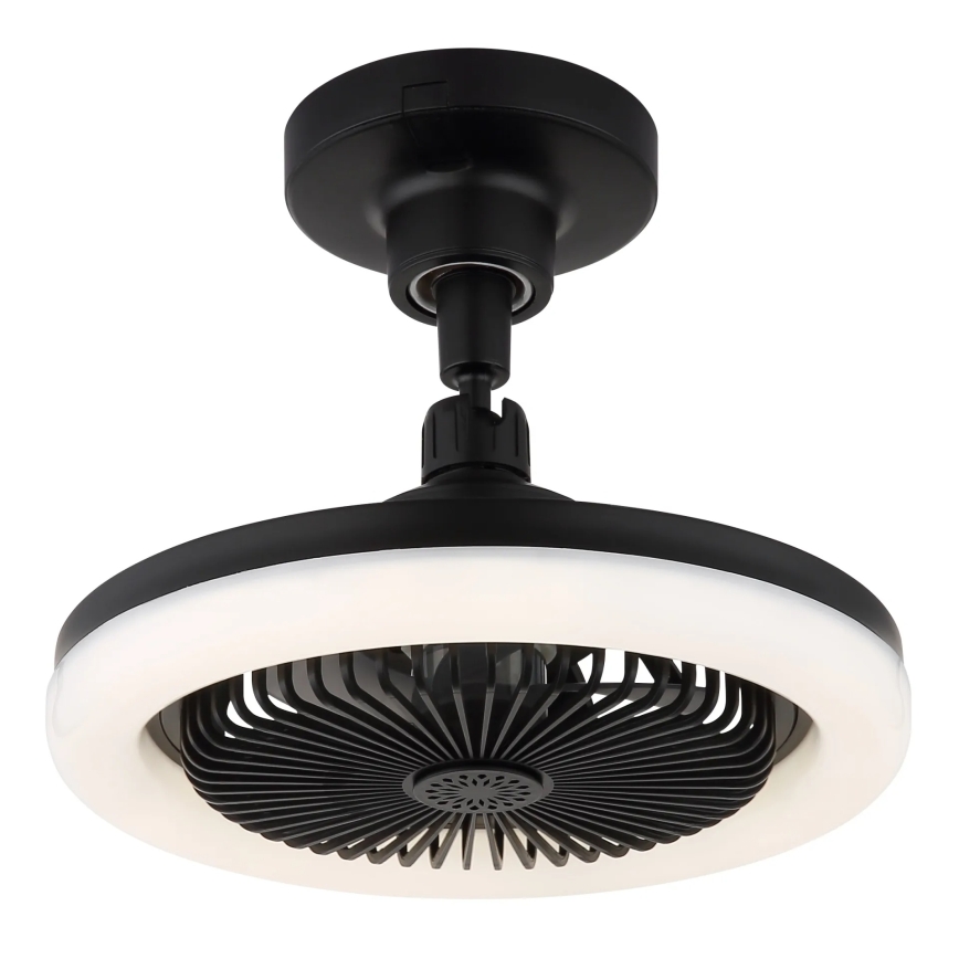 Globo - stmievateľný LED stropný ventilátor LED/20W/230V 3000-6500K čierny + diaľkové ovládanie