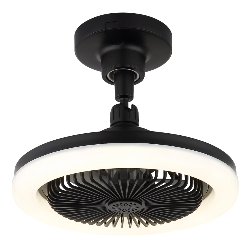 Globo - stmievateľný LED stropný ventilátor LED/20W/230V 3000-6500K čierny + diaľkové ovládanie