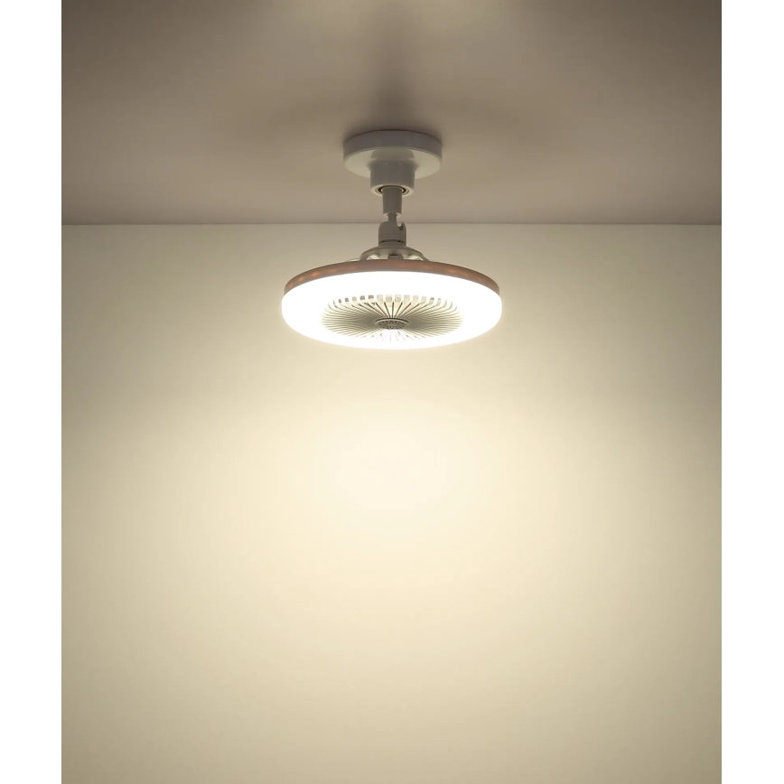 Globo - LED stmievateľný stropný ventilátor LED/20W/230V 3000-6500K biely + diaľkové ovládanie