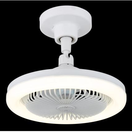 Globo - LED stmievateľný stropný ventilátor LED/20W/230V 3000-6500K biely + diaľkové ovládanie