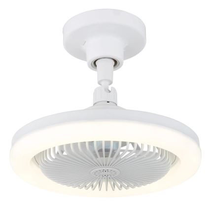 Globo - LED stmievateľný stropný ventilátor LED/20W/230V 3000-6500K biely + diaľkové ovládanie