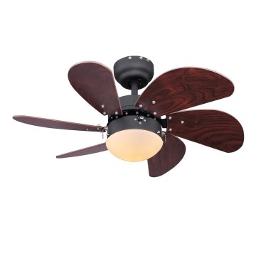 Globo 03800 - Stropný ventilátor RIVALDO 1xE14/60W/230V