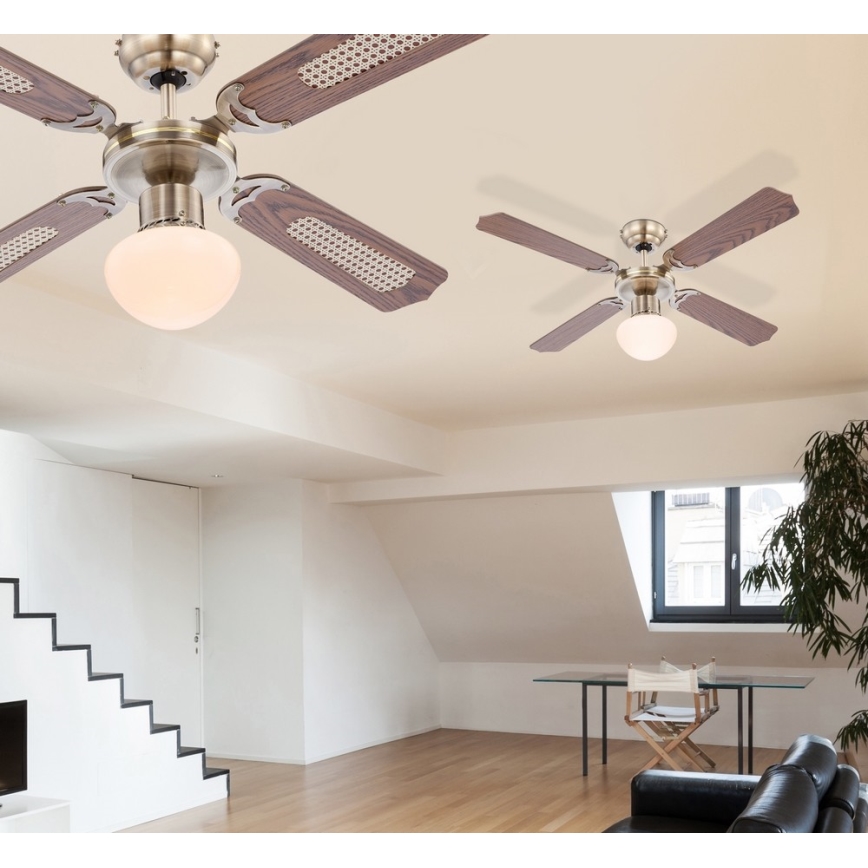 Globo - Stropný ventilátor 1xE27/60W/230V
