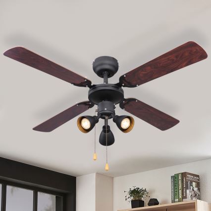 Globo - Stropný ventilátor 3xGU10/50W/230V