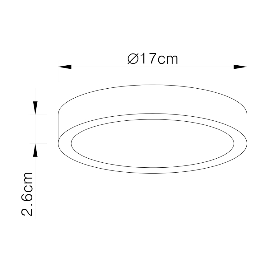 Globo - LED Stmievateľné stropné svietidlo LED/22W/230V
