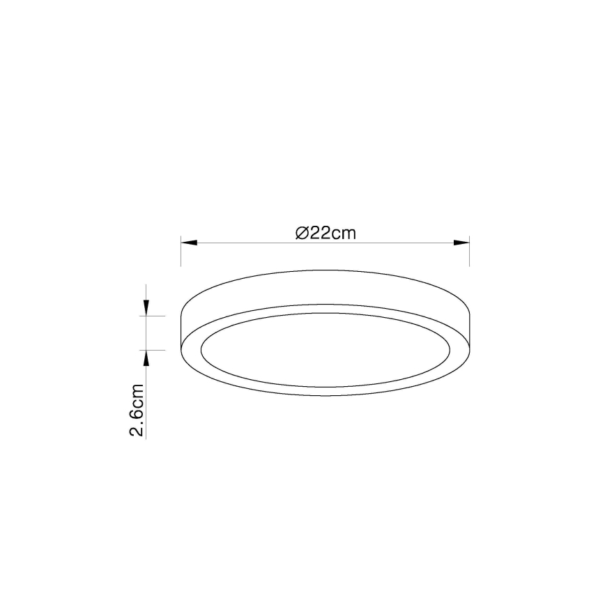 Globo - LED Stmievateľné stropné svietidlo LED/28W/230V