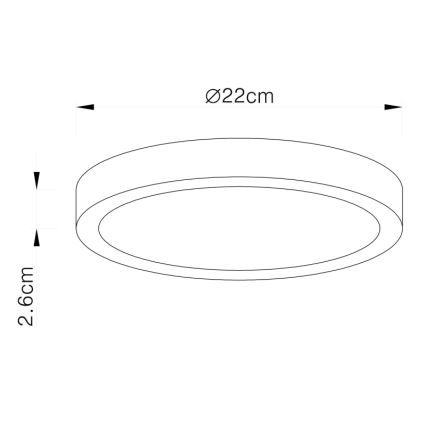 Globo - LED Stropné svietidlo LED/28W/230V