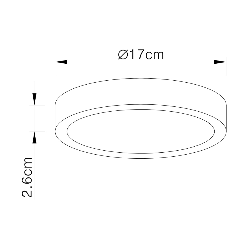 Globo - LED Stmievateľné stropné svietidlo LED/22W/230V