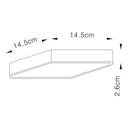 Globo - LED Stropné svietidlo LED/15W/230V