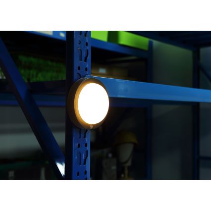 Globo - LED Nabíjacie dotykové nástenné svietidlo LED/1,2W/3,7V pr. 15 cm 1800 mAh čierna