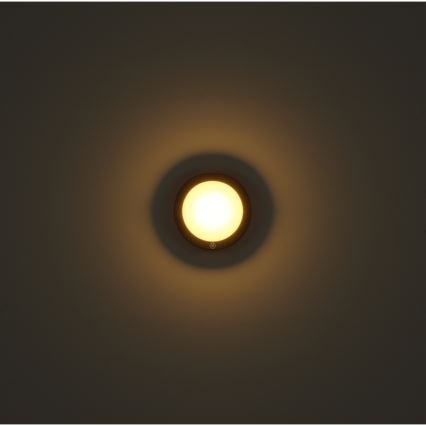 Globo - LED Nabíjacie dotykové nástenné svietidlo LED/1,2W/3,7V pr. 15 cm 1800 mAh čierna