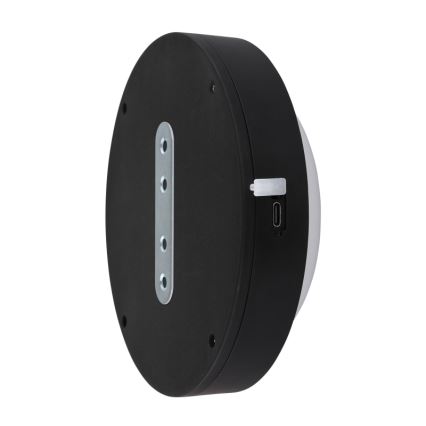 Globo - LED Nabíjacie dotykové nástenné svietidlo LED/1,2W/3,7V pr. 15 cm 1800 mAh čierna