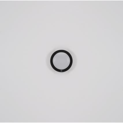 Globo - LED Nabíjateľné dotykové nástenné svietidlo LED/1,2W/3,7V pr. 15 cm 1800 mAh čierna