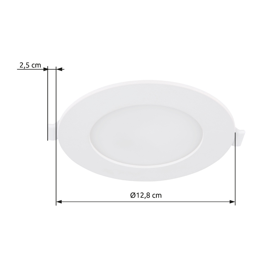 Globo - LED Podhľadové svietidlo LED/6W/230V 4000K pr. 12,8 cm
