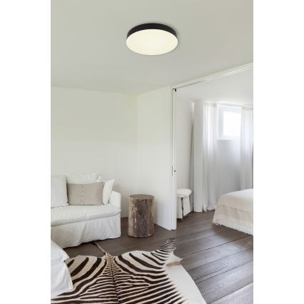 Globo - LED Stropné svietidlo LED/24W/230V 3000K/4000K/6500K pr. 30 cm čierna