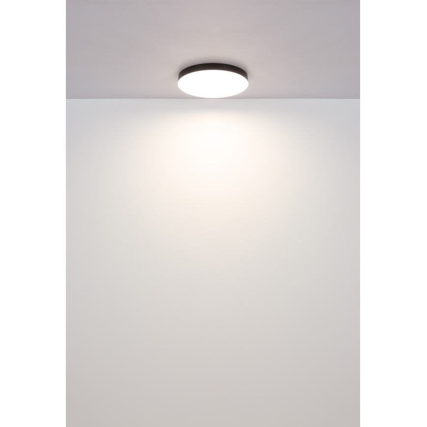 Globo - LED Stropné svietidlo LED/24W/230V 3000K/4000K/6500K pr. 30 cm čierna
