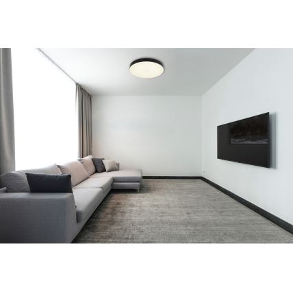 Globo - LED Stropné svietidlo LED/36W/230V 3000K/4000K/6500K pr. 40 cm čierna