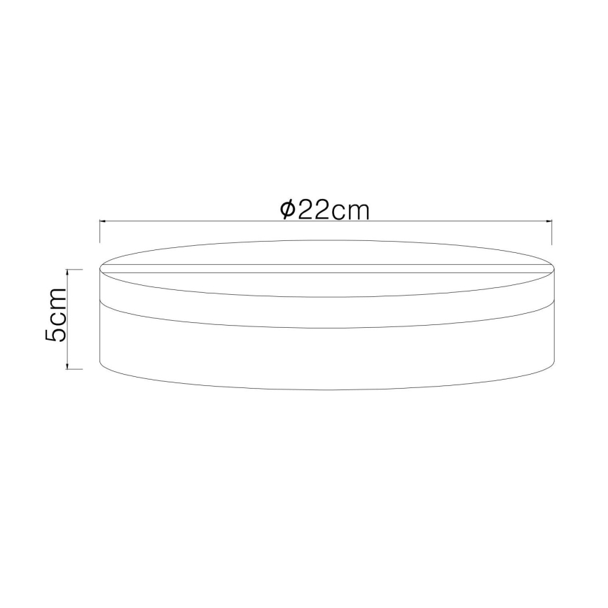 Globo - LED Stropné svietidlo LED/12W/230V 4000K pr. 22 cm biela