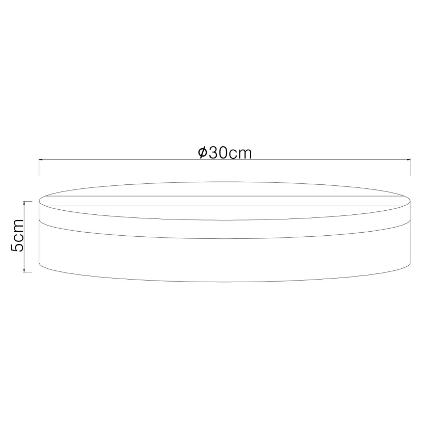 Globo - LED Stropné svietidlo LED/18W/230V 4000K pr. 30 cm biela