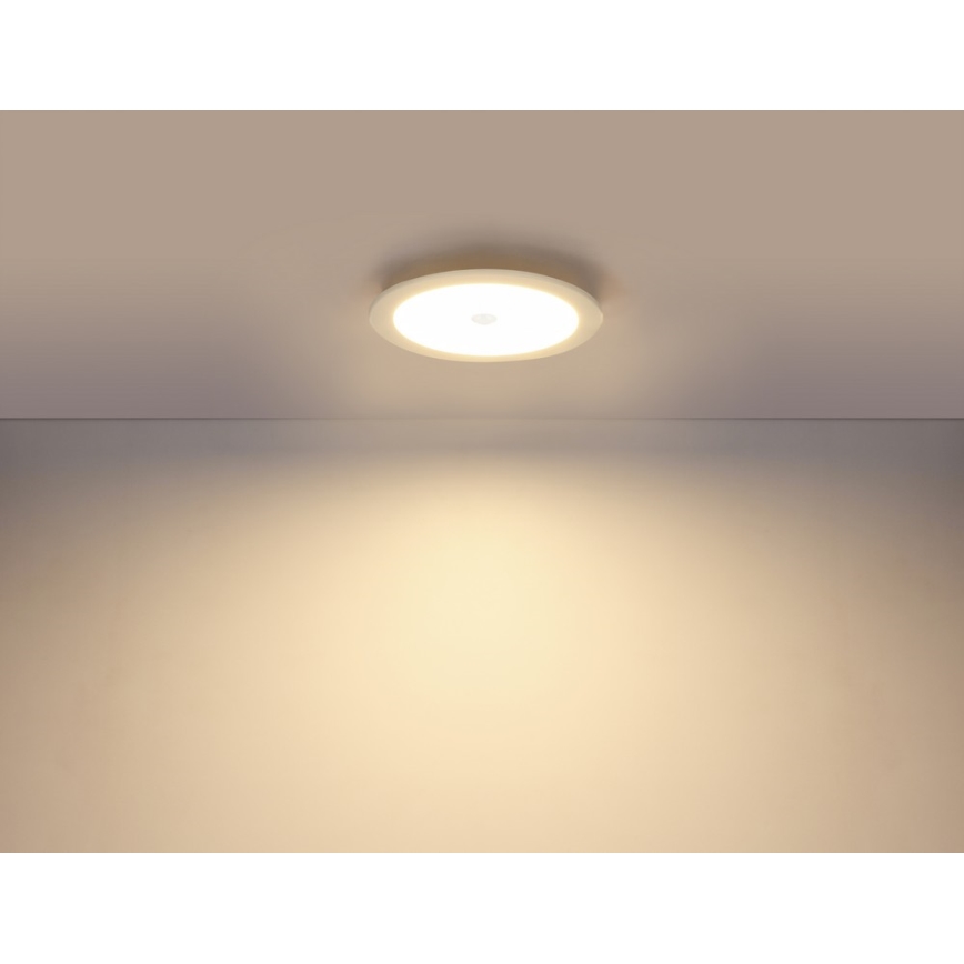 GLOBO 12392-18S - LED Kúpeľňové podhľadové svietidlo so senzorom POLLY 1xLED/18W