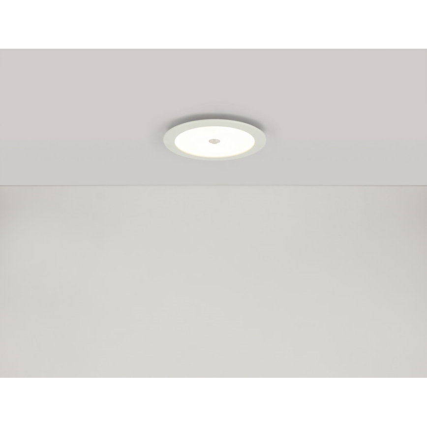 GLOBO 12392-18S - LED Kúpeľňové podhľadové svietidlo so senzorom POLLY 1xLED/18W