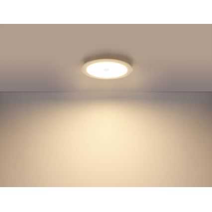 GLOBO 12392-18S - LED Kúpeľňové podhľadové svietidlo so senzorom POLLY 1xLED/18W