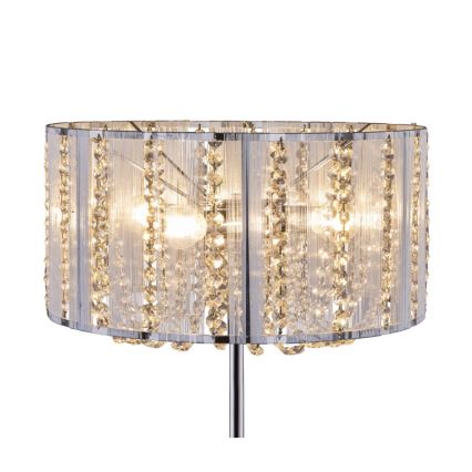 Globo - Krištáľová stojacia lampa 4xE14/40W/230V