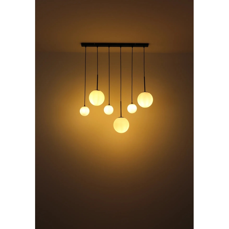 Globo - Luster na lanku 3xE27/9W/230V + 3xG9/5W