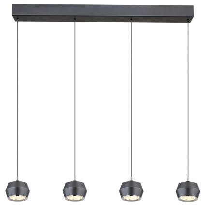 Globo - LED Luster na lanku 4xLED/6W/230V