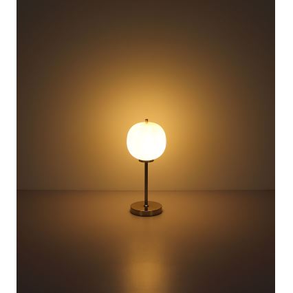 Globo - Stolná lampa 1xE14/40W/230V matný chróm